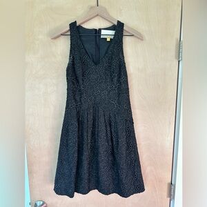 Elegant Black Lace Anthropologie Dress